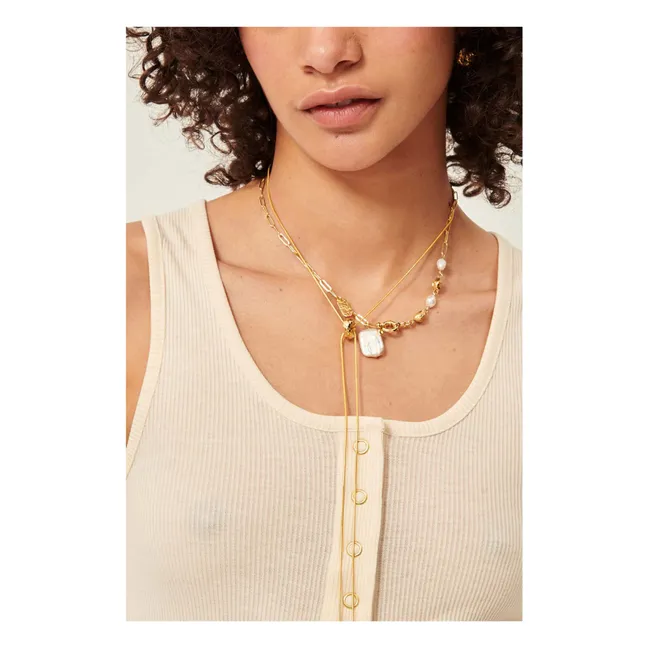 Camargo tank top | Ecru