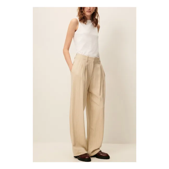 Pantalones Bodaman | Crema