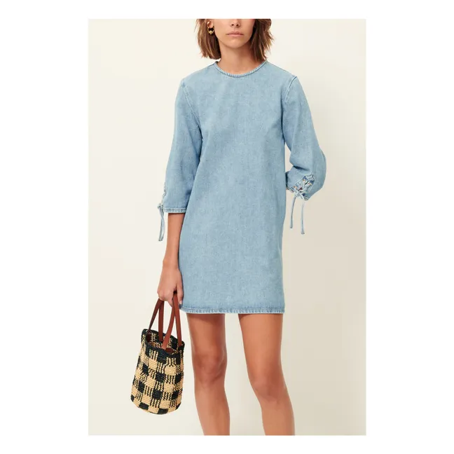 Robe Coton Tizzano | Bleu ciel