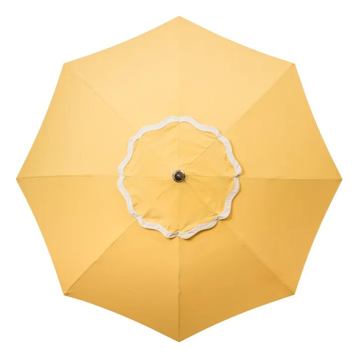 Parasol festonné Beach Club | Jaune- Image produit n°3