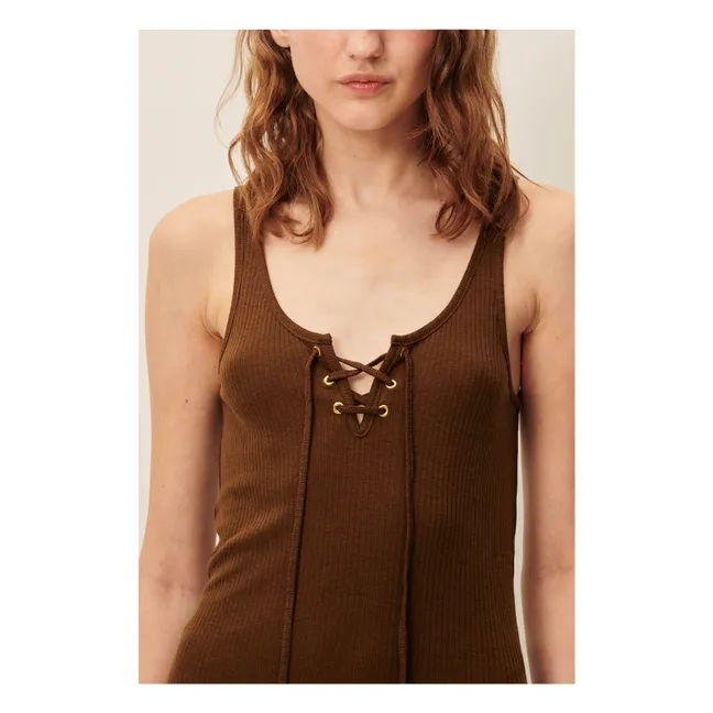 Robe Sueli | Marron