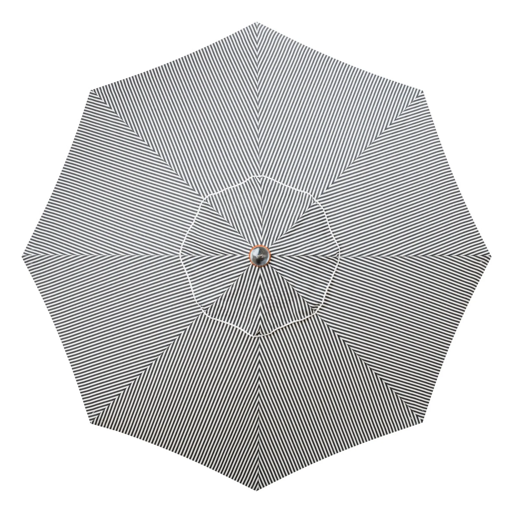 Parasol frangé Market | Bleu marine- Image produit n°3