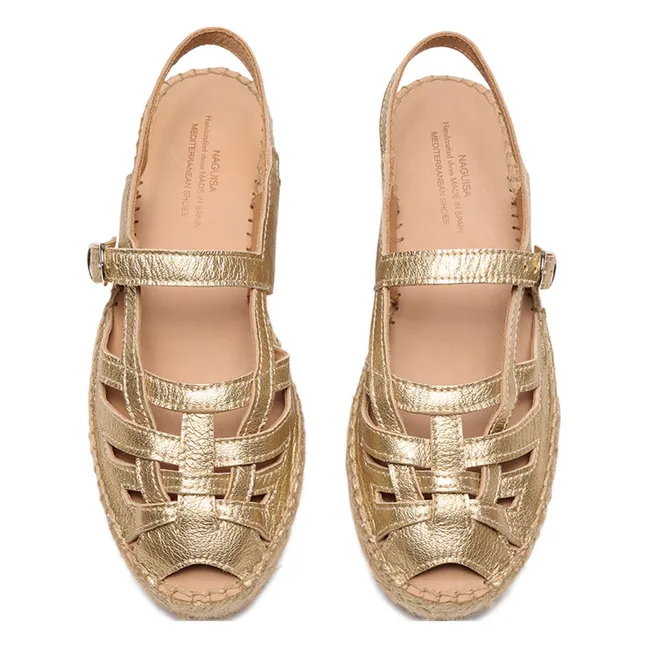 Espadrilles Thalis Métallisées | Doré