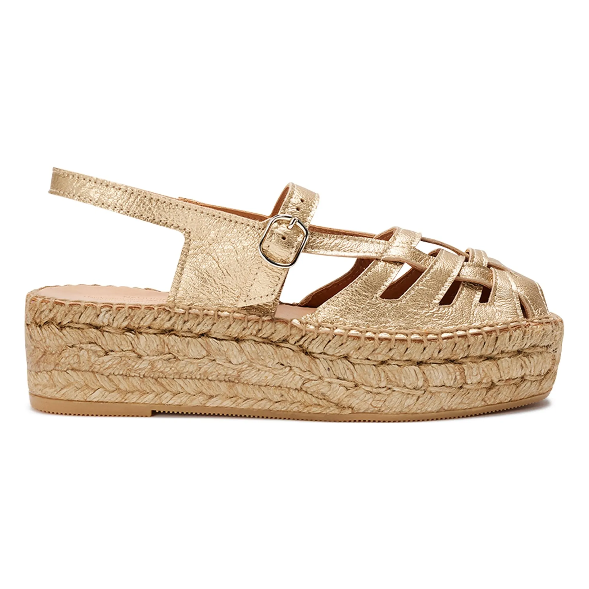 Espadrilles Thalis Métallisées | Doré- Image produit n°0