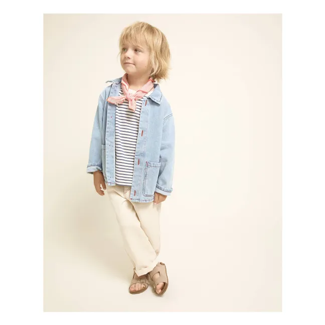 Sobrecamisa Demin Faded | Azul Claro