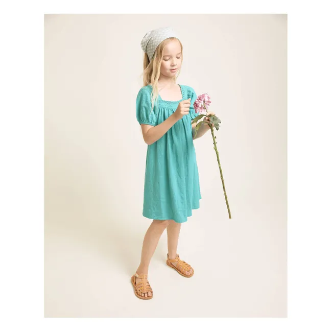 Bandana Vichy Seersucker | Aqua