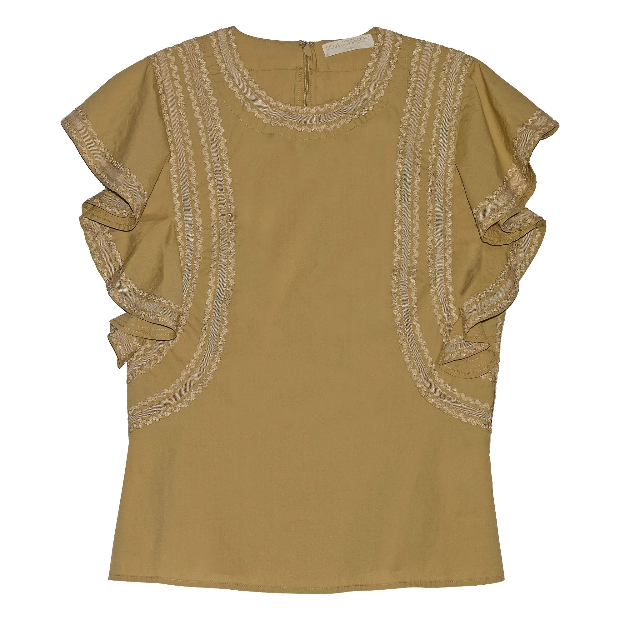 Ulla Johnson Sand Anora Blouse