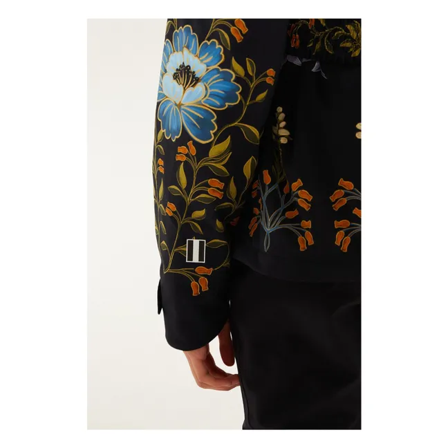 Winter Garden recycled fiber ski jacket | Black