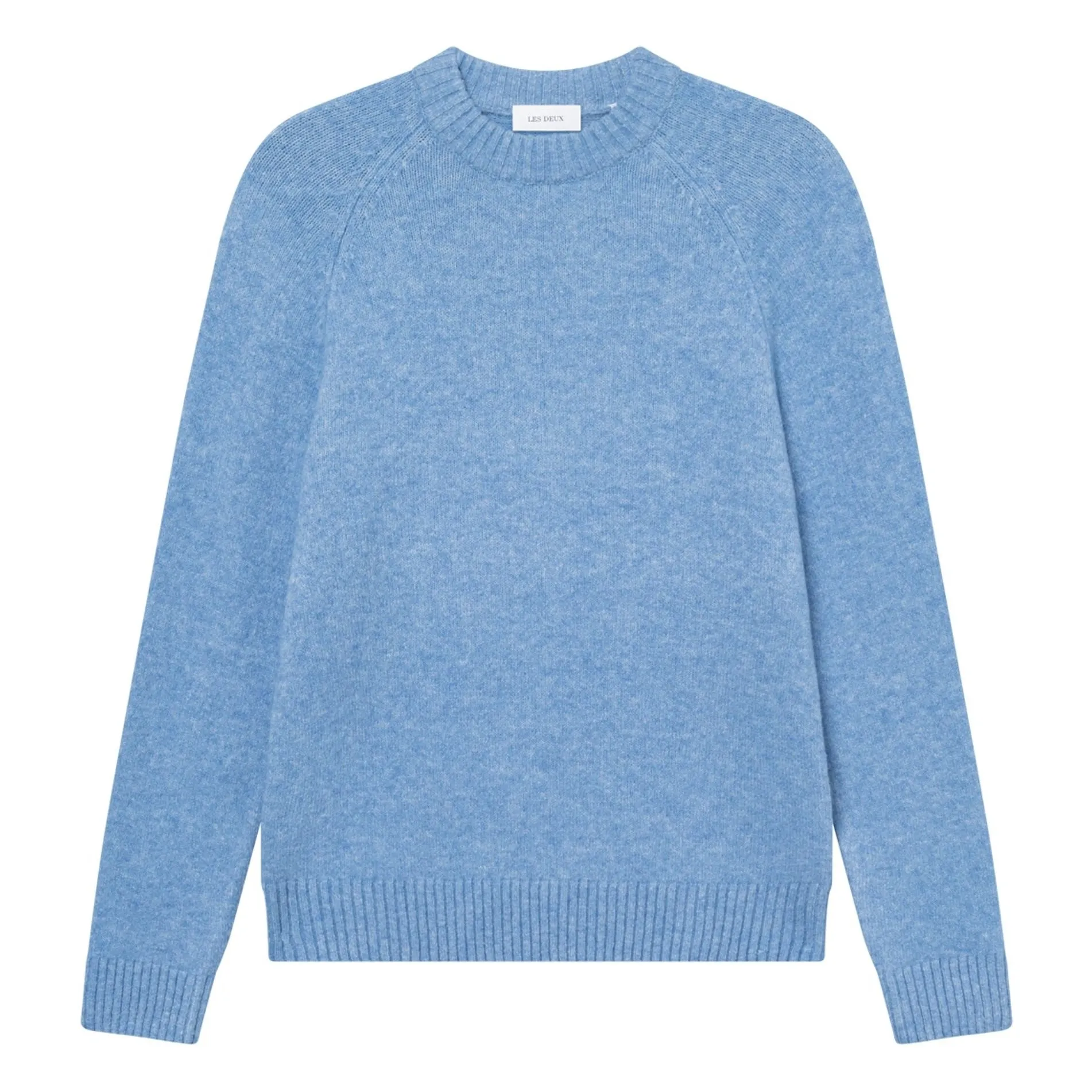 Les Deux Blue Gilbert Crewneck Knit Sweater