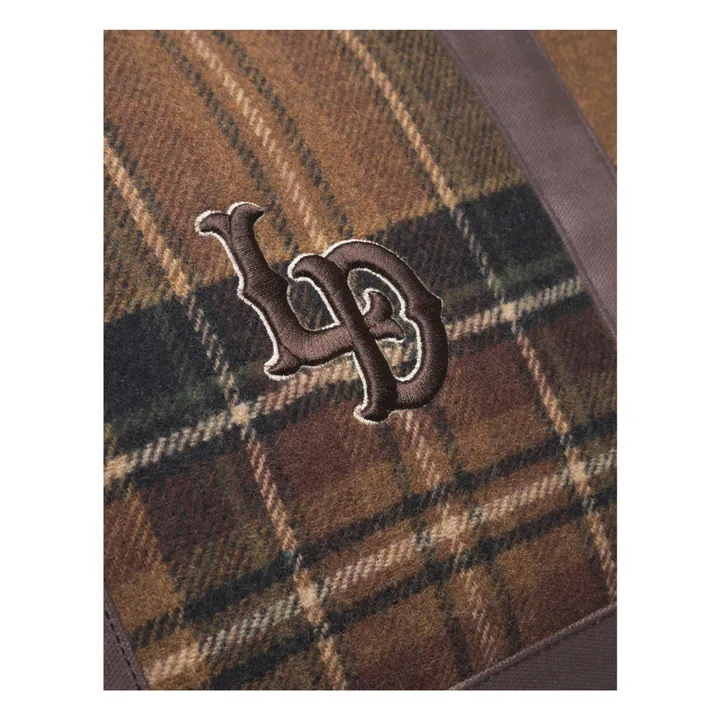 Sac Wesam Check Weekender Laine Carreaux | Marron- Image produit n°1