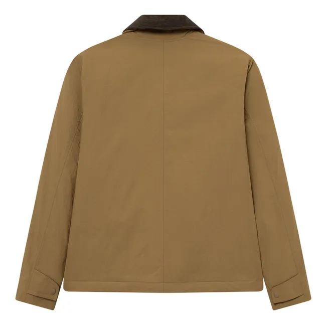 Veste Col Contrasté Nero Tech Jacket  | Camel