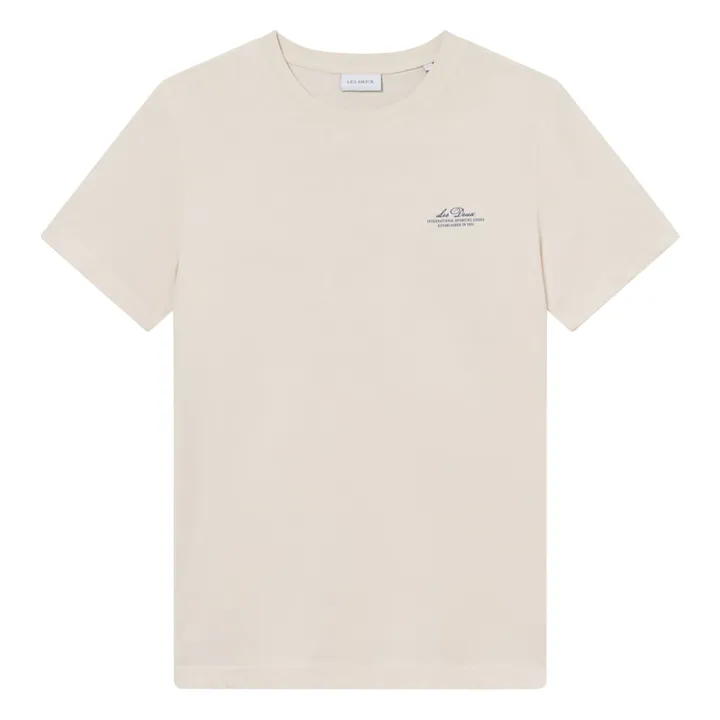 T-Shirt Col Rond Ben Glode Cotton Bio | Ivoire- Image produit n°3