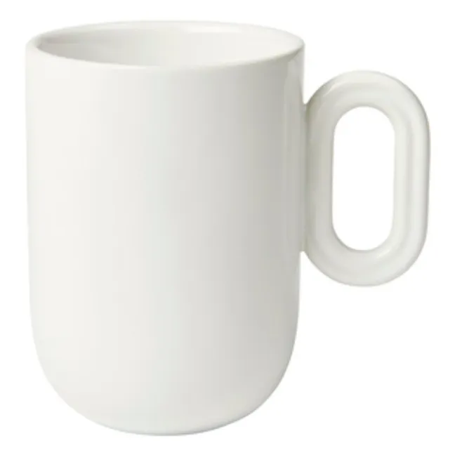 Tazza in gres Stevns | Bianco