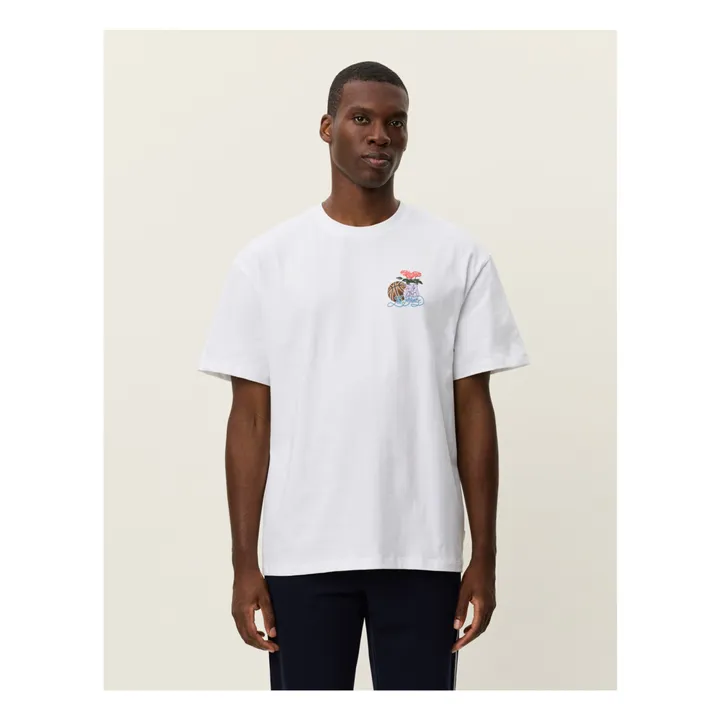 T-Shirt Col Rond Cole Table Cotton Bio | Marron- Image produit n°5