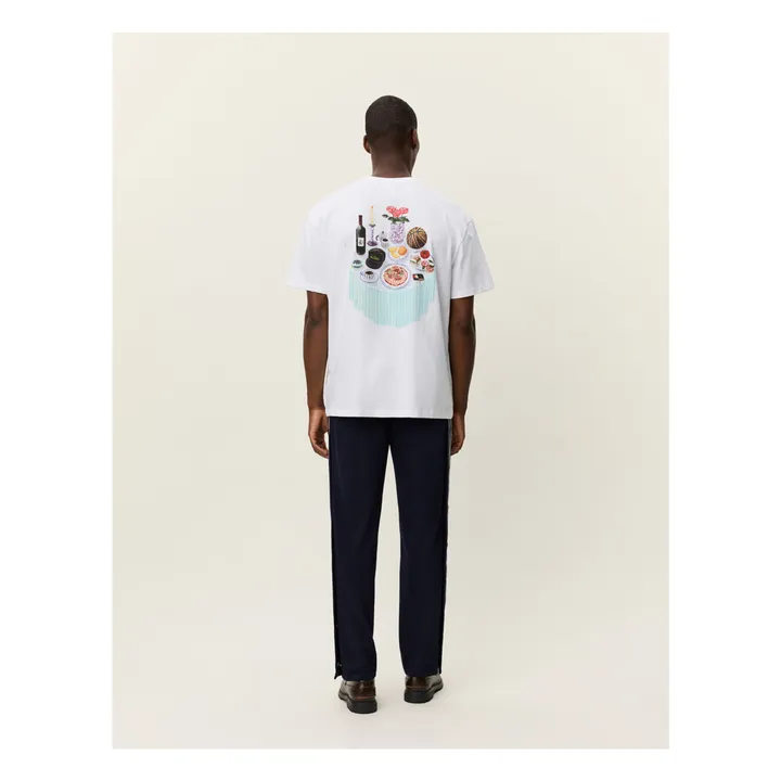 T-Shirt Col Rond Cole Table Cotton Bio | Marron- Image produit n°1