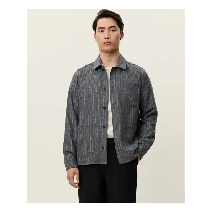 Camiseta de cuello redondo de algodón orgánico Cole Table | Blanco- Imagen del producto n°5