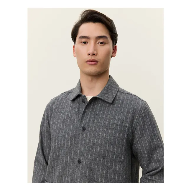 Camiseta de cuello redondo de algodón orgánico Cole Table | Blanco