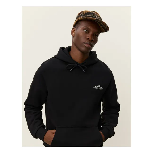 Hoodie Ben Globe Cotton Bio | Noir foncé