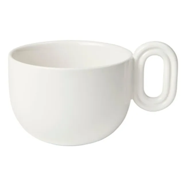 Tazza in gres Stevns | Bianco