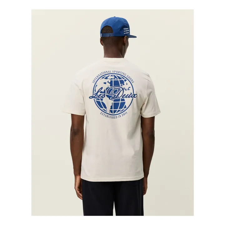 T-Shirt Col Rond Ben Glode Cotton Bio | Ivoire- Image produit n°2