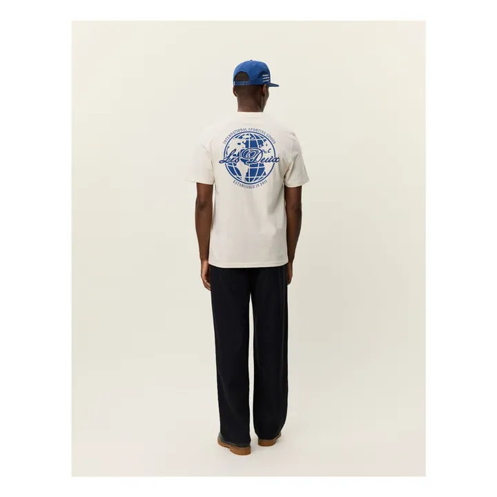 T-Shirt Col Rond Ben Glode Cotton Bio | Ivoire- Image produit n°1