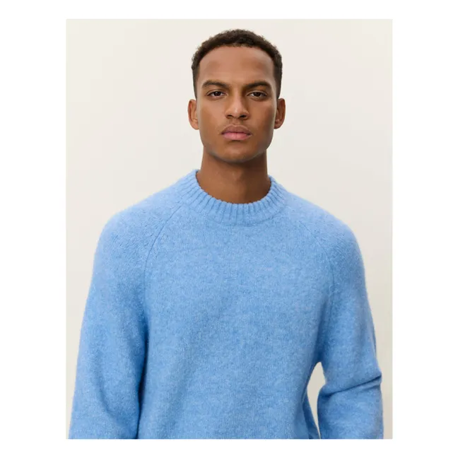 Gilbert Crewneck Knit Sweater | Blue