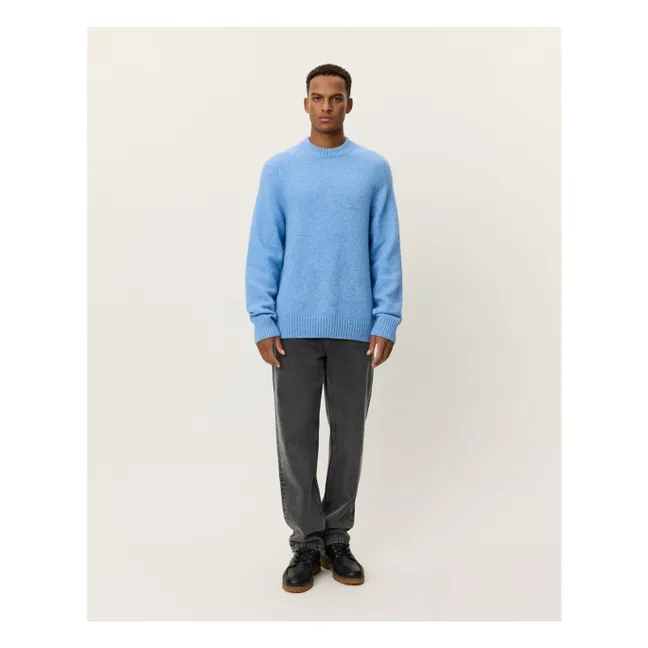 Gilbert Crewneck Knit Sweater | Blue