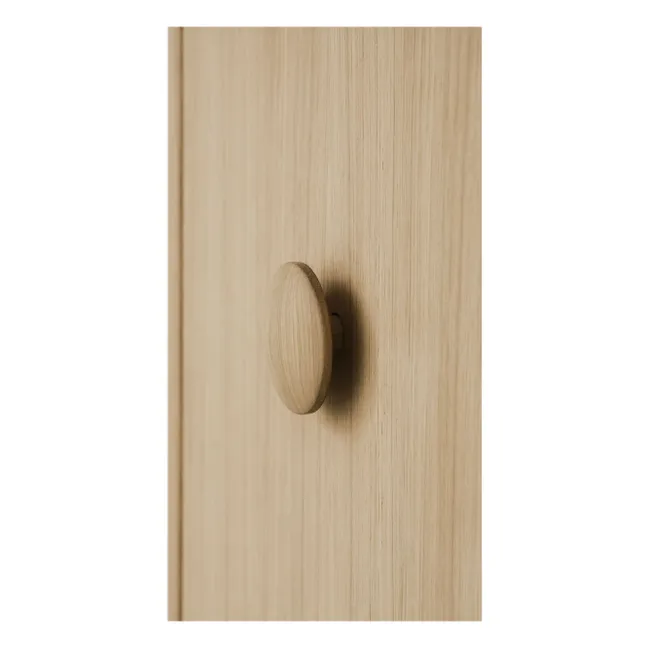 Wood 3-door wardrobe | Oak