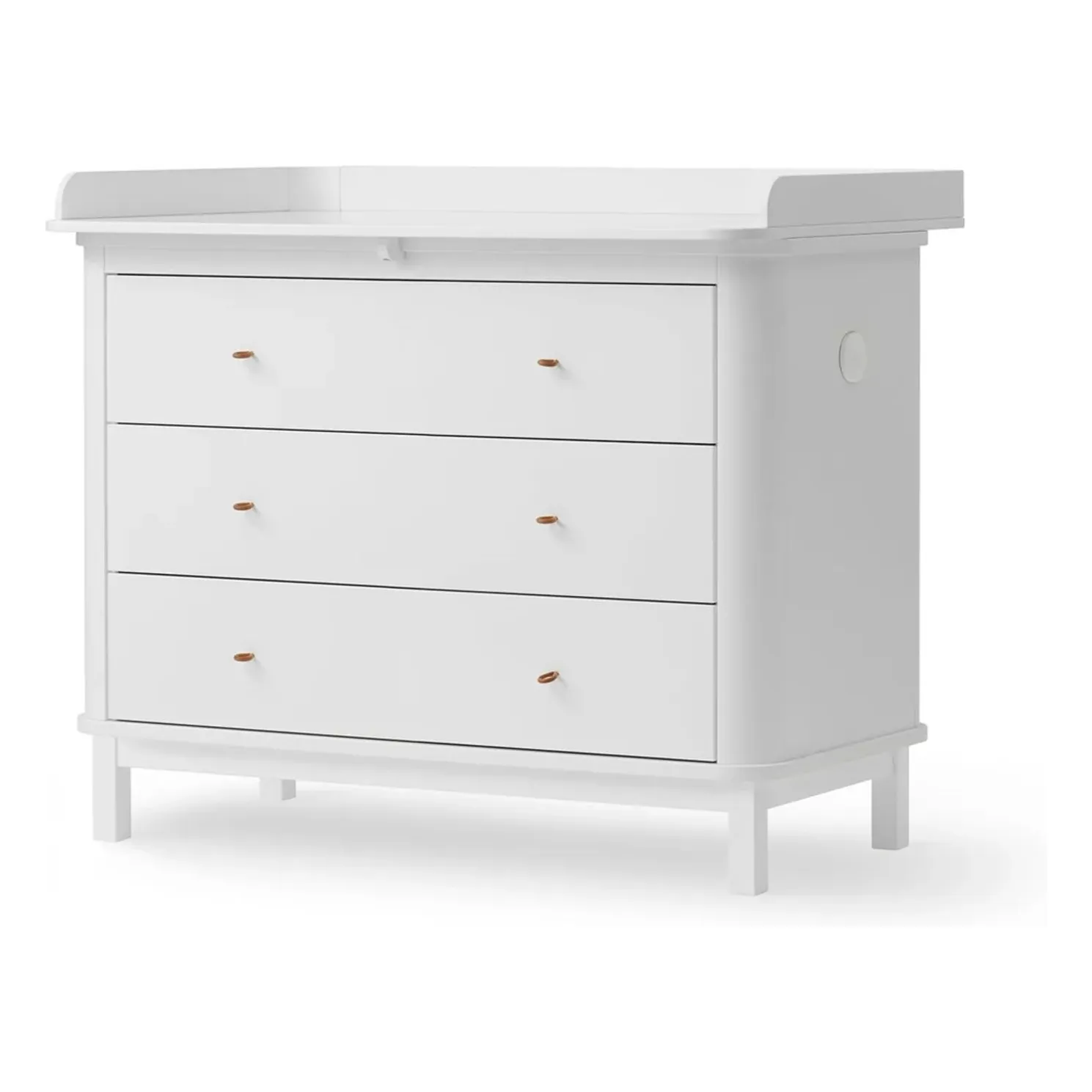 Oliver Furniture White Wood 3-Drawer Changing Chest