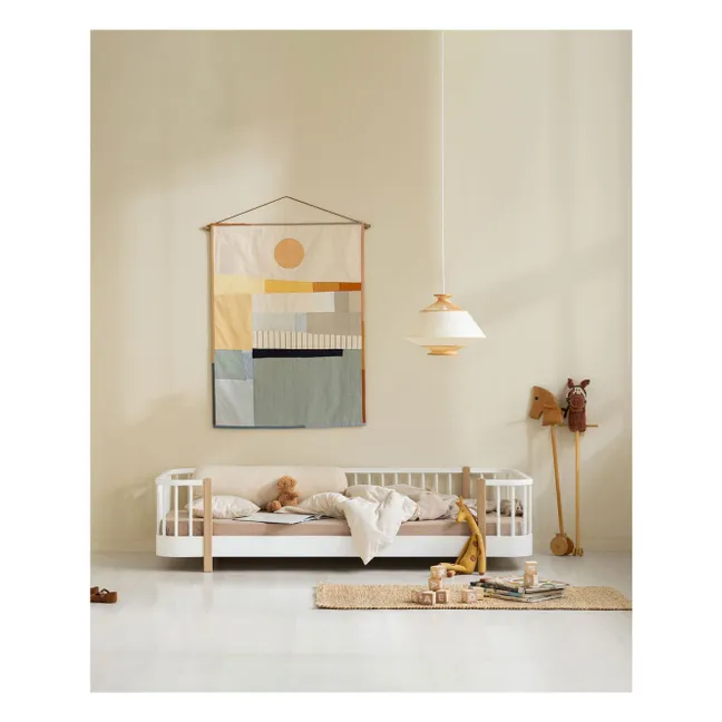 Cama con suelo de madera Original | Roble