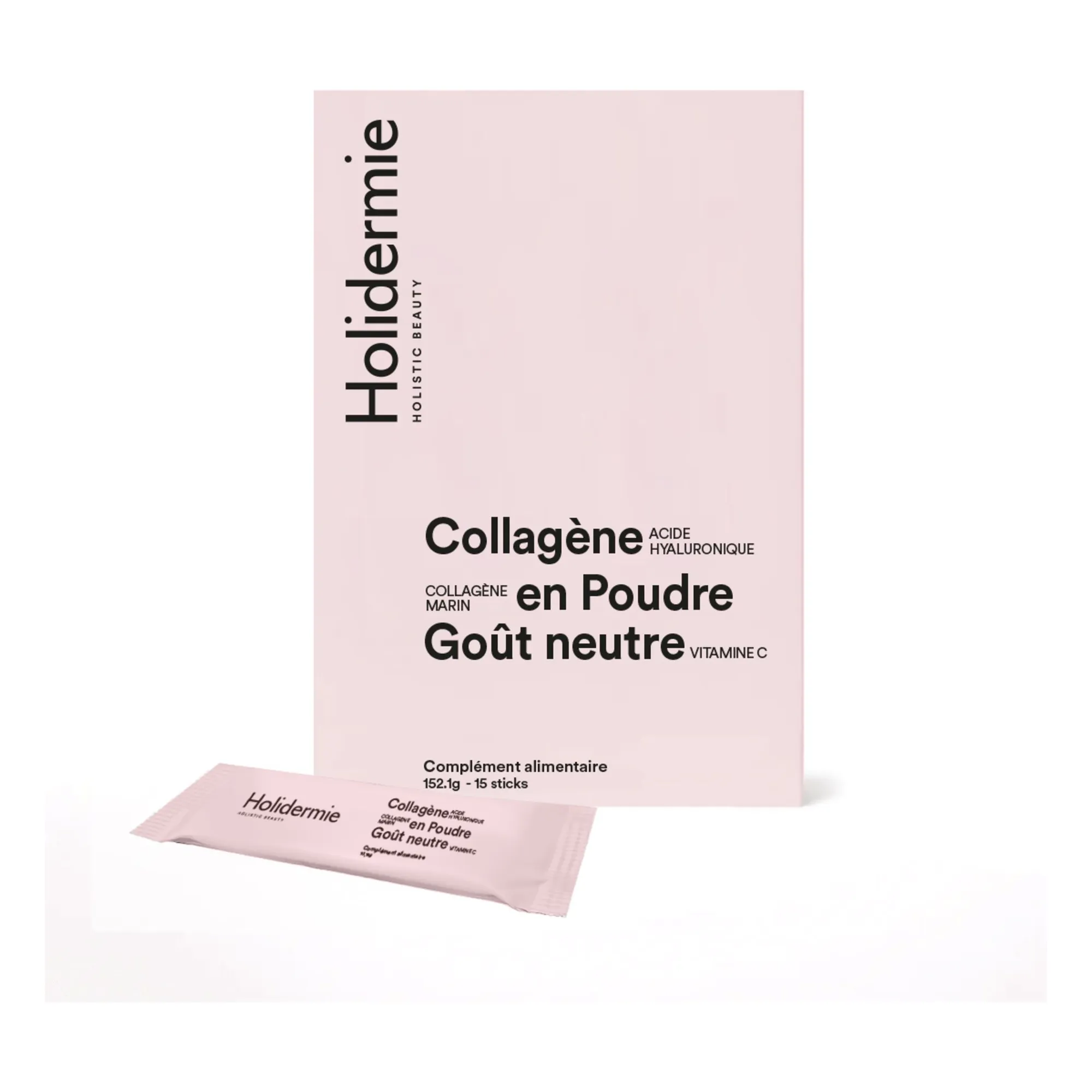 Holidermie Men's Untinted Collagen Powder - 15 Sticks
