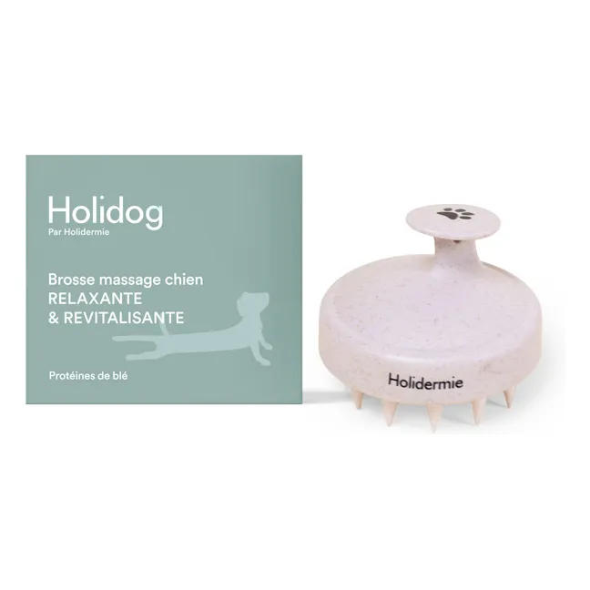 Brosse de massage pour chien Holidog