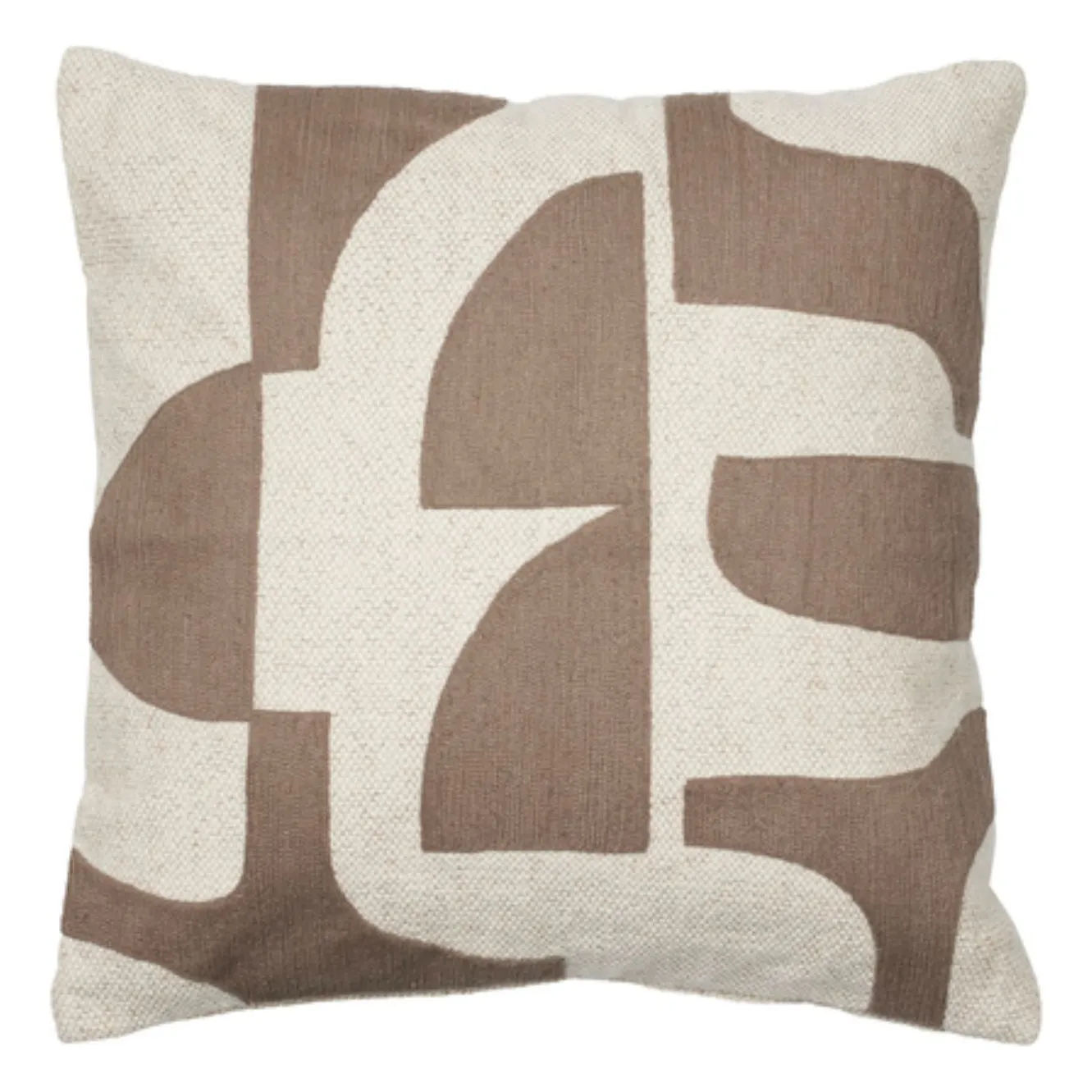 Housse de coussin Mundo | Marron glacé- Image produit n°0