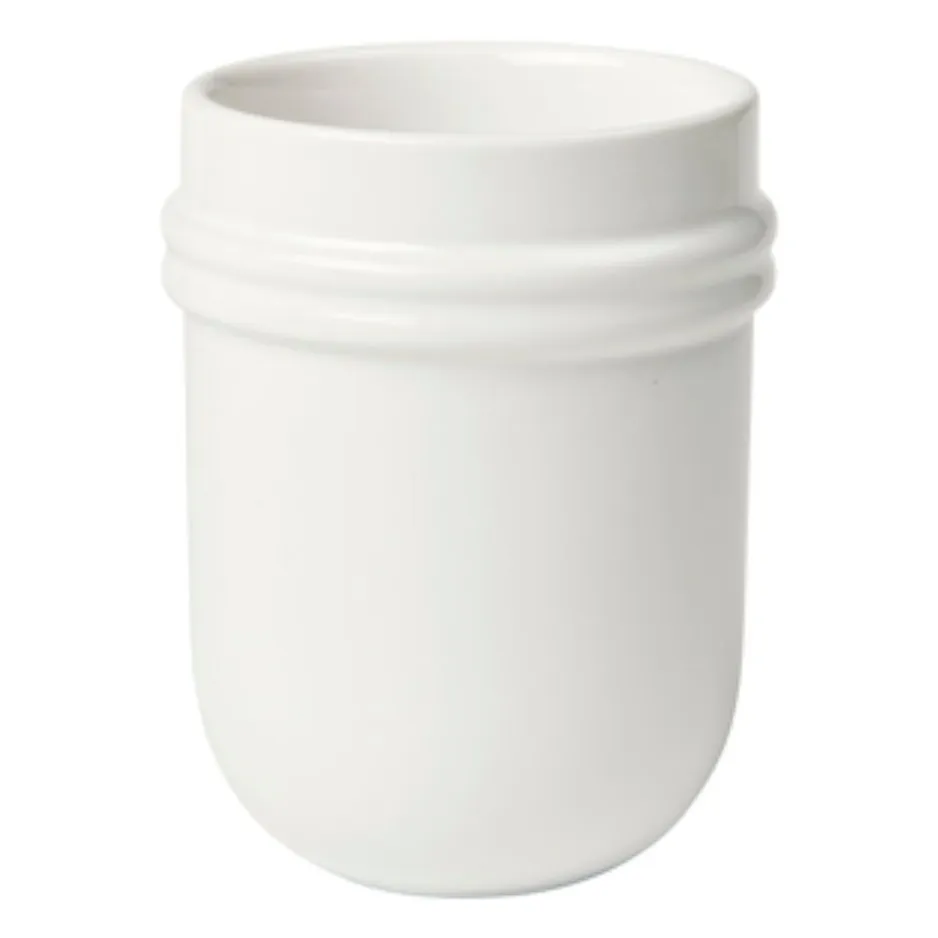 Broste Copenhagen White Stevns Stoneware Espresso Cup