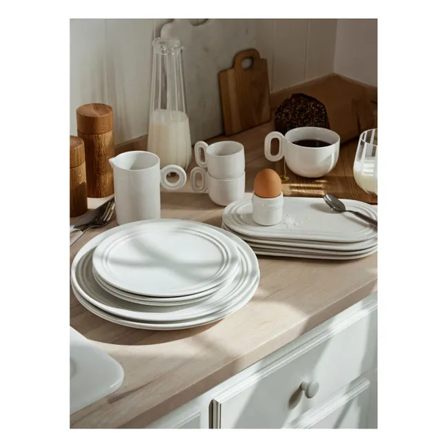 Tazza in gres Stevns | Bianco