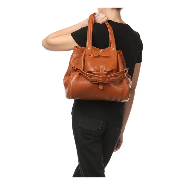 Tasche Billy M Lamm | Cognac-Farbe