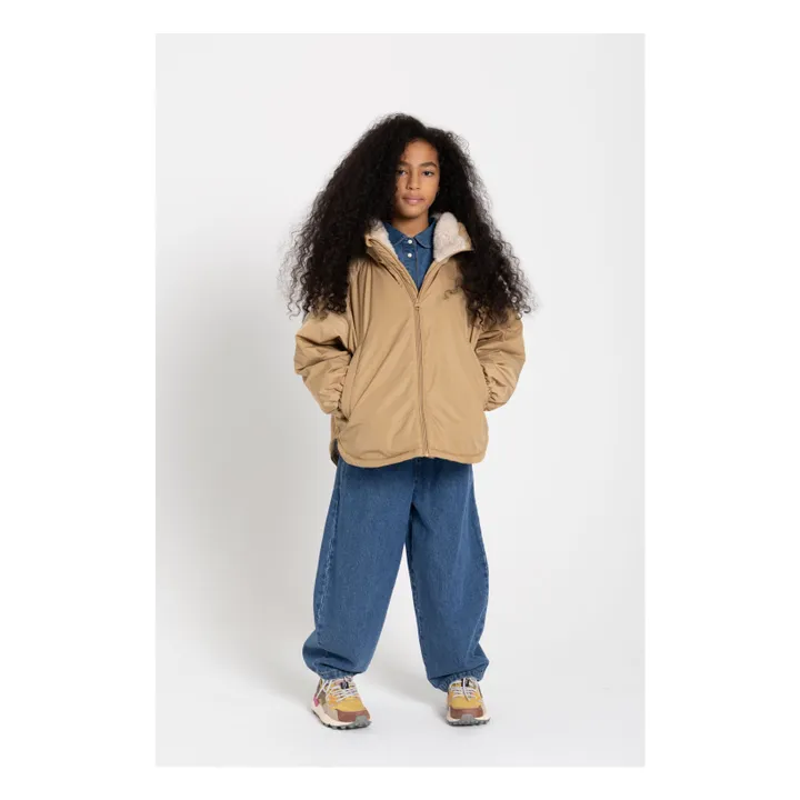 Jean Balloon Brodé Gianna | Bleu jean- Image produit n°8