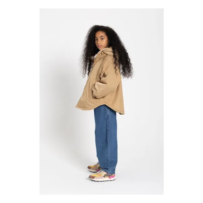 Gianna Embroidered Balloon Jeans | Denim blue