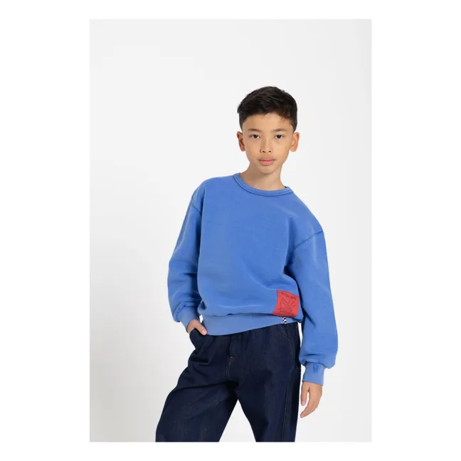 Blow organic cotton sweatshirt | Royal blue