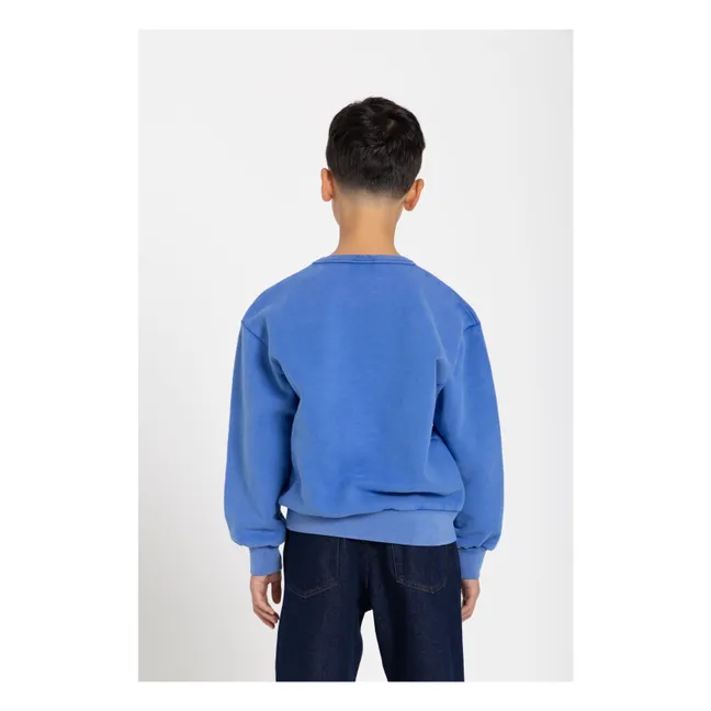 Blow organic cotton sweatshirt | Royal blue