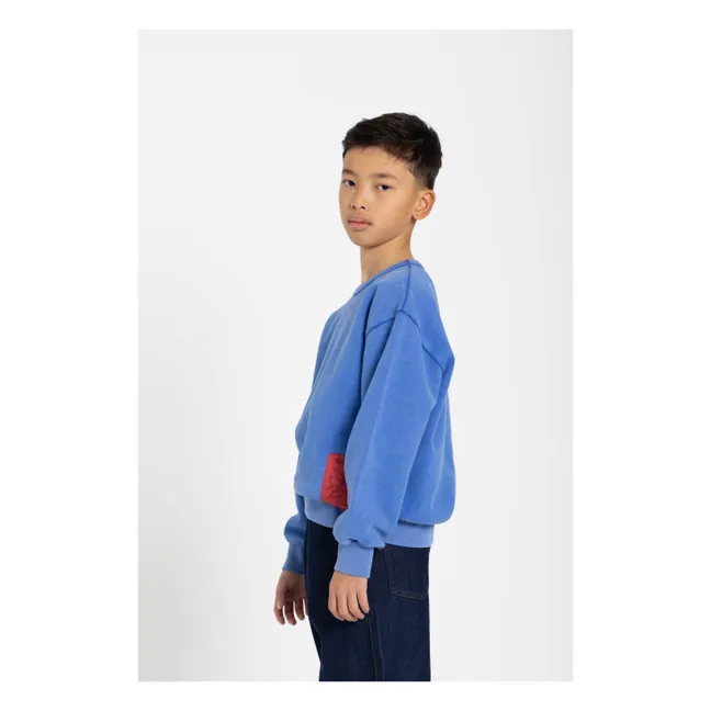 Blow organic cotton sweatshirt | Royal blue