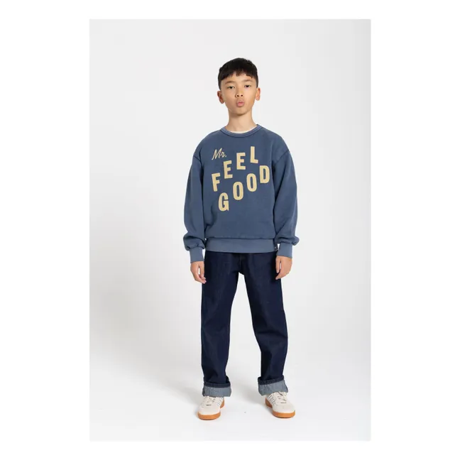 Sudadera Ryde de algodón orgánico | Azul Marino