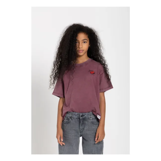 T-shirt Queen Coton Bio | Aubergine