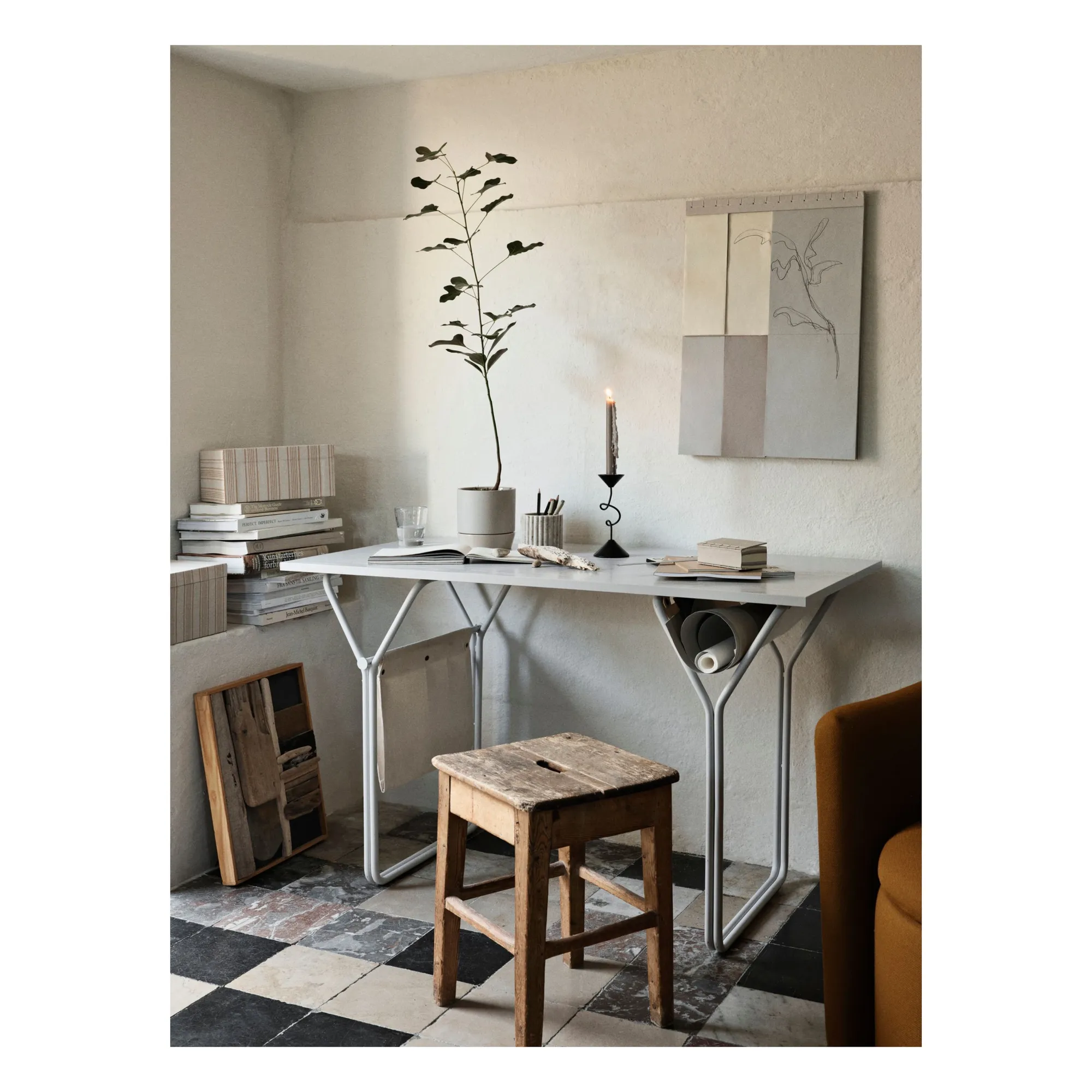 Selma candlestick | Black- Product image n°2