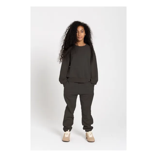 Joggers de algodón ecológico Kiwi | Gris Oscuro