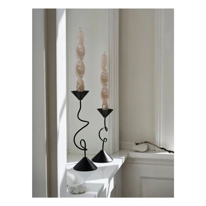 Bougeoir Selma | Noir- Image produit n°2