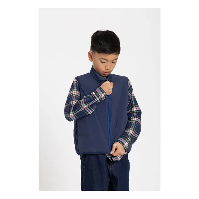 Enara Checkered Shirt | Blue