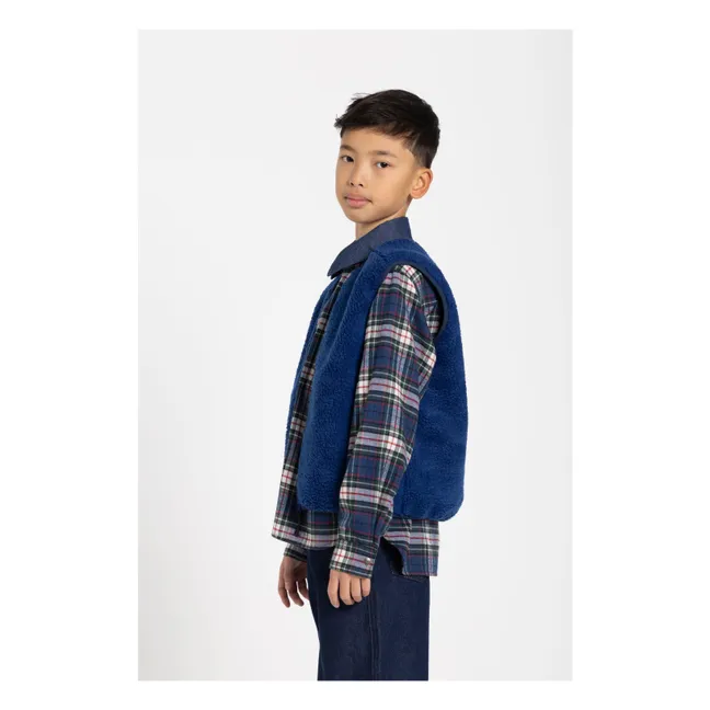 Enara Checkered Shirt | Blue