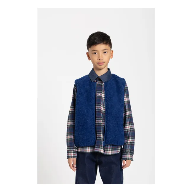 Chemise à Carreaux Enara | Bleu