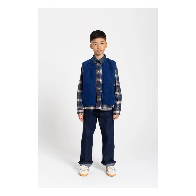 Camisa de cuadros Enara | Azul